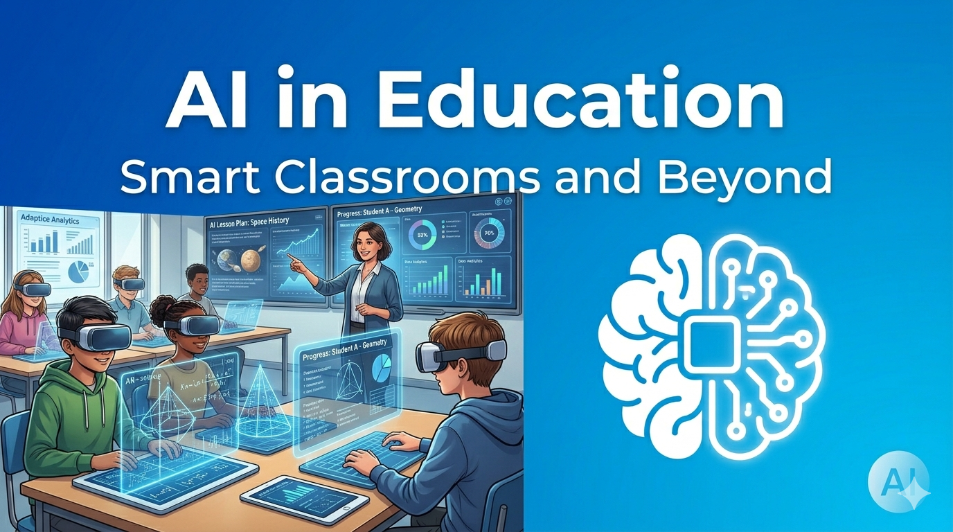 AI transforming education with smart classrooms