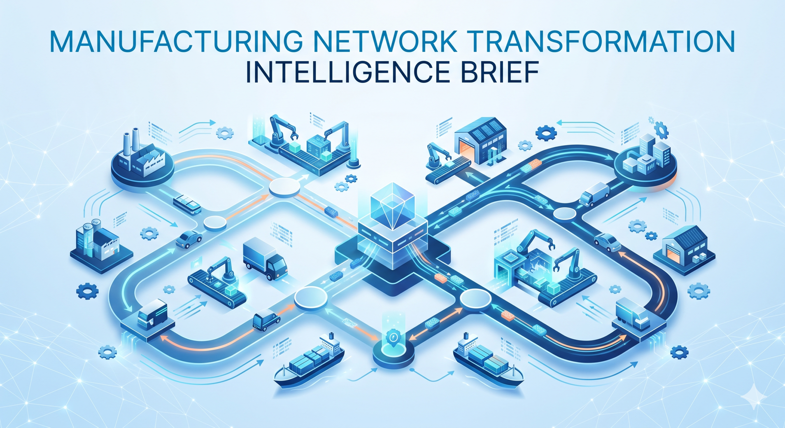 Manufacturing Network Transformation Diagram