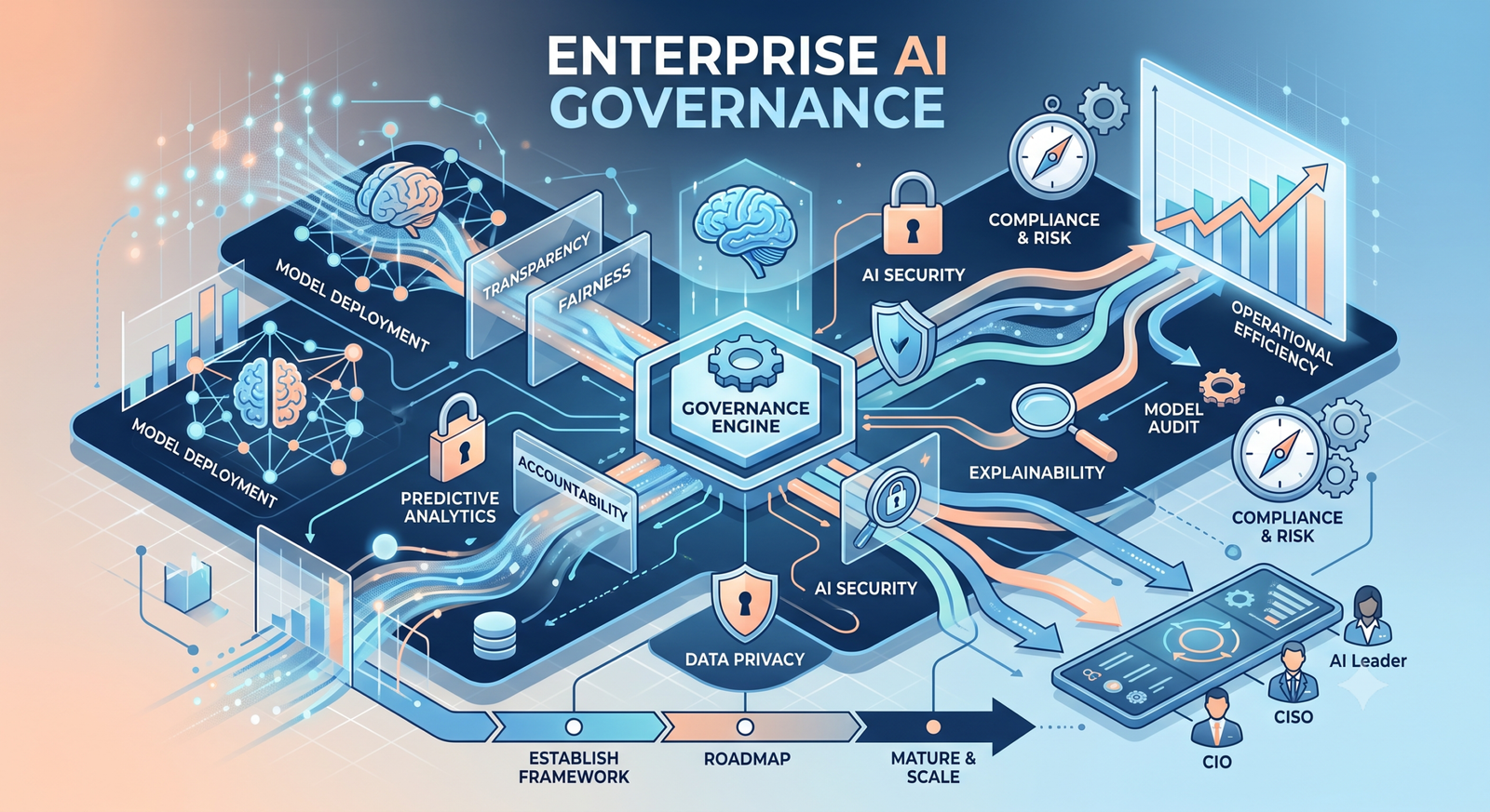 Enterprise AI Governance Flowchart Overview